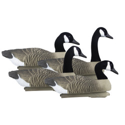 Higdon Full Size Floater Canada Goose Decoys - 4 Pack with Flocked heads